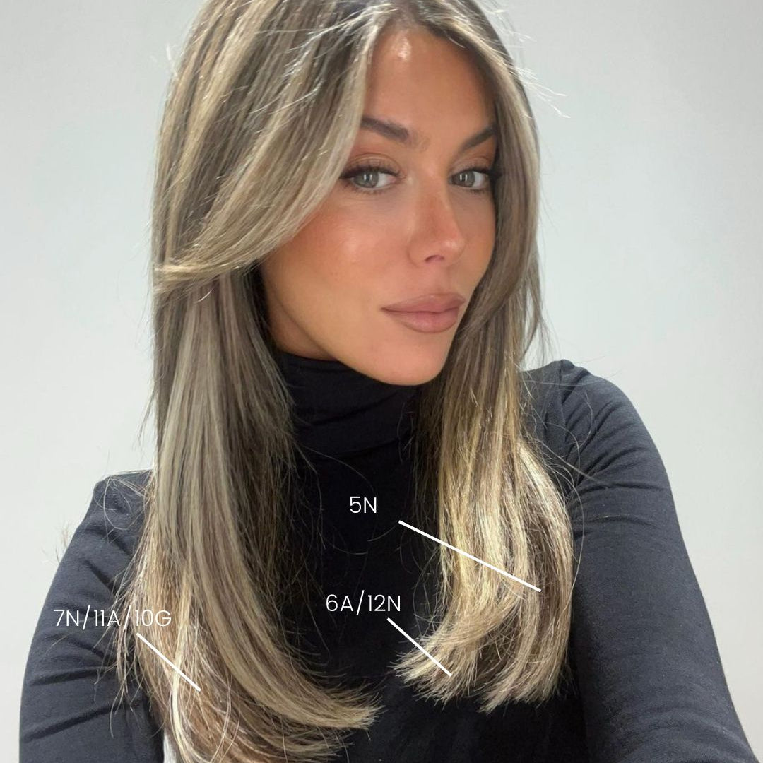 BHBD tape extensions: 35cm,50cm,60cm. Balayage blond neutral extrem blond ask ljusast blond guld.100% äkta hår.